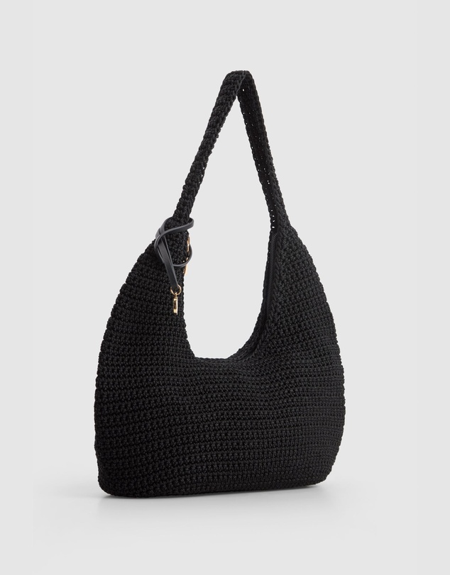 Laura Jones - Rayon Crochet Shoulder Bag