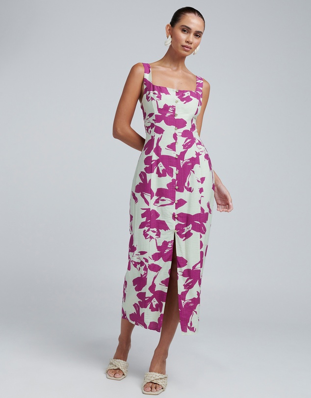 BWLDR - Zahlia Midi Dress
