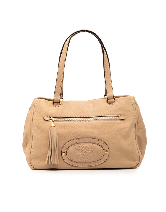 Pre-Loved by Azura Reborn - Pre-Loved Nubuck Anagram Madrid Fringe Shoulder Bag