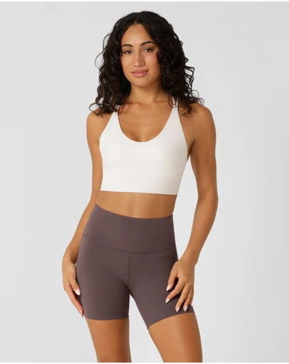 Lorna Jane - Lotus No Chafe Phone Pocket 14cm Bike Shorts