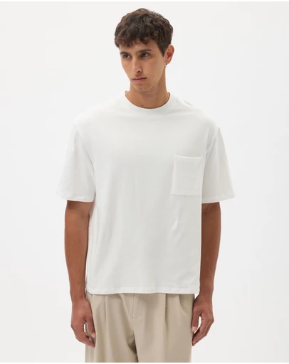 AERE - Relaxed Fit Pocket Tee