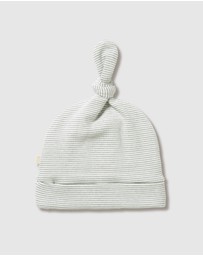 Wilson & Frenchy - Organic Stripe Rib Knot Hat - Babies-Kids