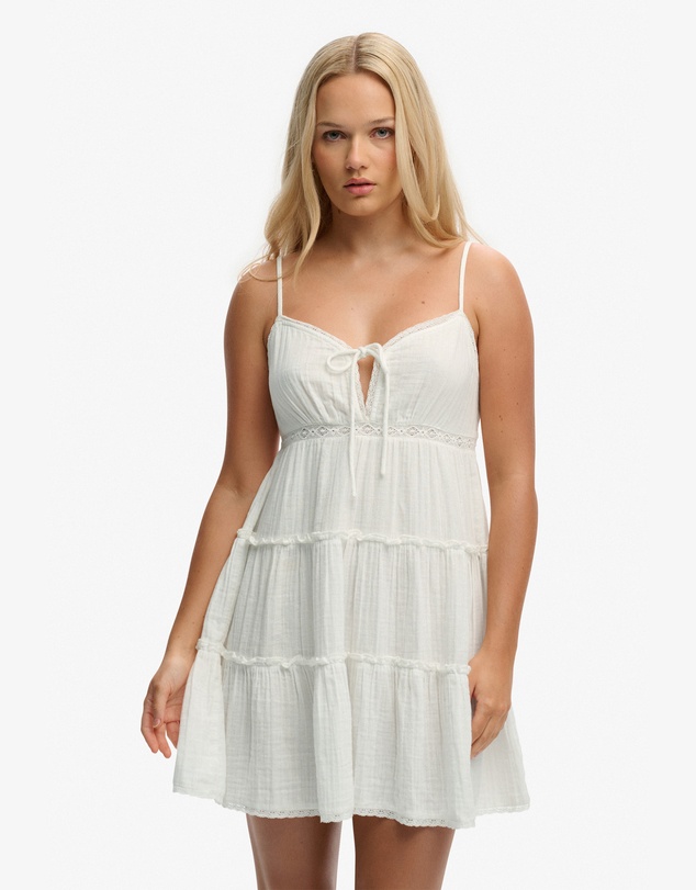 Superdry - Cheesecloth Tiered Mini Dress