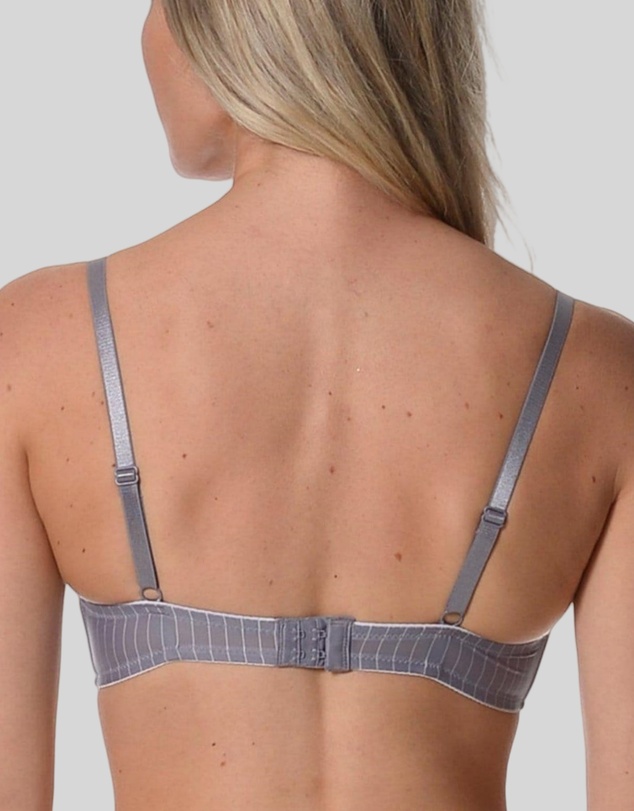 Underwear Of Sweden - Trudie Bra-Greywhite x2 Pack (Padded)
