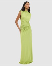 With Harper Lu - Structured Shoulder Gown