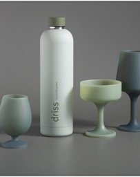 porter green - stemm | silicone unbreakable wine glasses