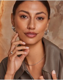 Zoe Olivia - Waterproof Muse Twist Hoop Earrings