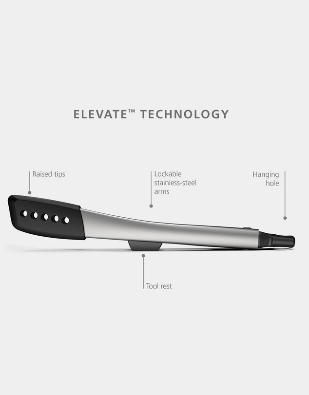 Joseph Joseph - Elevate™ Fusion Set of 2 Silicone Tongs with Integrated Tool Rests