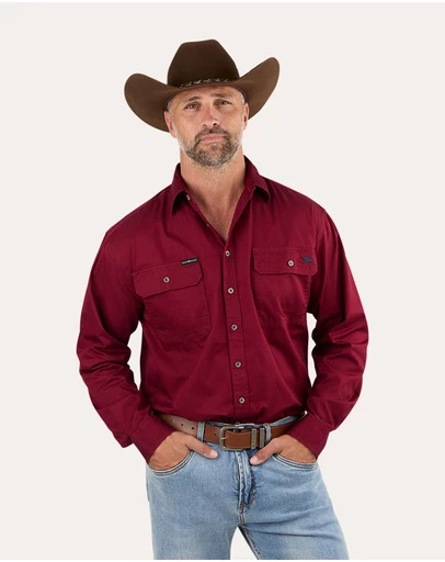 Ringers Western - King River Full Button Work Shirt