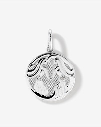 Michael Hill - Diamond Accent Gemini Zodiac Pendant in Sterling Silver