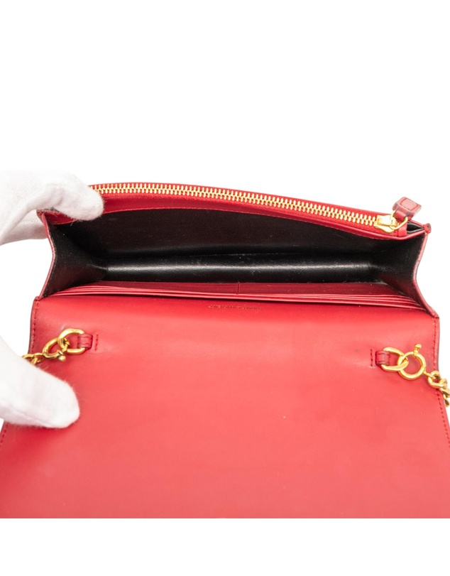 Pre-Loved by Azura Reborn - Pre-Loved Smooth Calfskin Monogram Kate Tassel Wallet on Chain