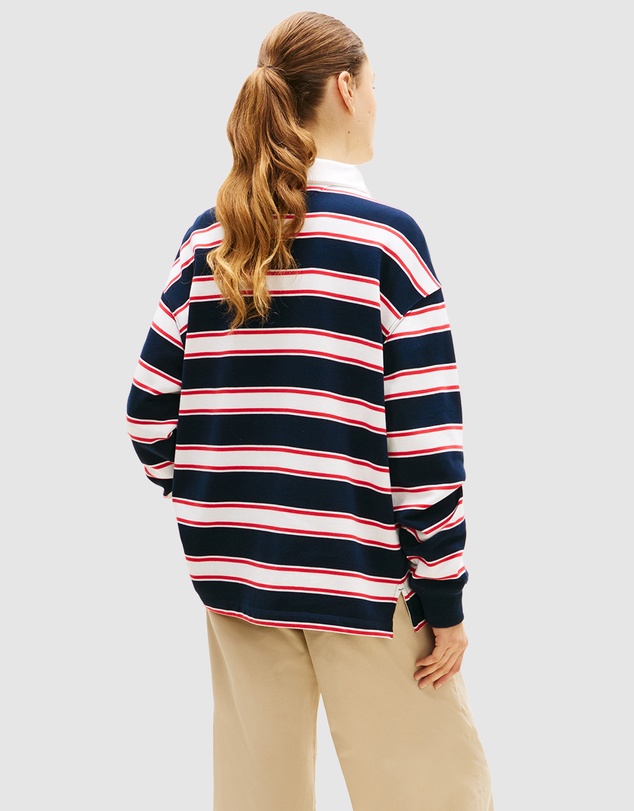 Tommy Jeans - Relaxed Sflag Stripe Rugby Polo