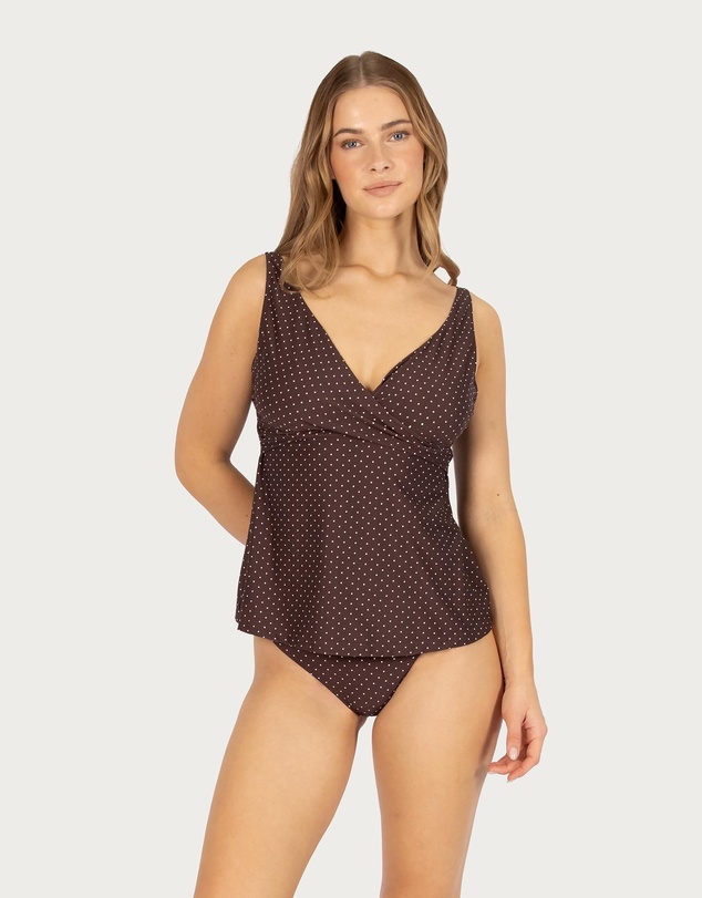 Baku Swimwear - Sundancer D/E Cup Flared Singlet Top