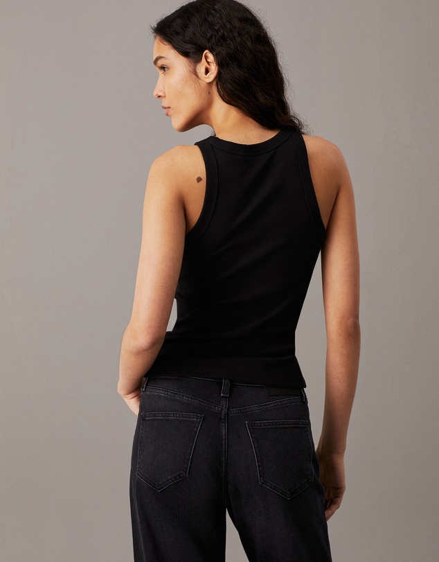 Calvin Klein Jeans - Ribbed Cotton Tank Top