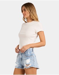 Billabong - Womens Drift Away Denim Shorts