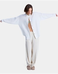 Roxy - Womens Morning Shinte Stripe Long Sleeve Shirt