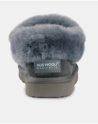 AusWooli Ugg Boots - Coogee Sheepskin Wool Ankle Slippers