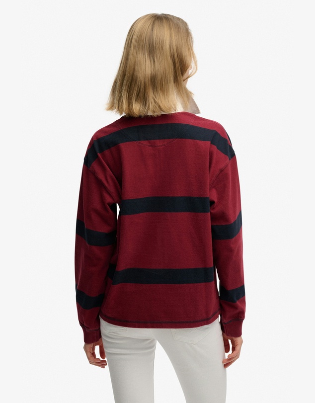 Superdry - Heritage Stripe Rugby Top