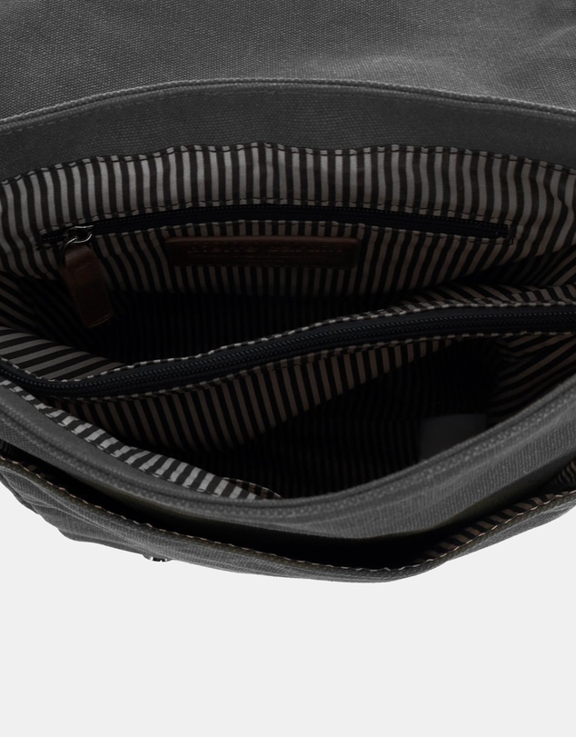 Pierre Cardin - Pierre Cardin Canvas Buckle Satchel