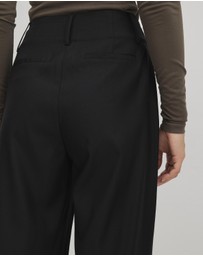 AERE - Elkie Deep Waistband Suit Pants