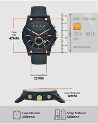 Armani Exchange - Blue Men's Chronograph Watch