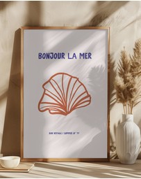 Olive et Oriel - Bonjour Lamer by Treechild Art Print