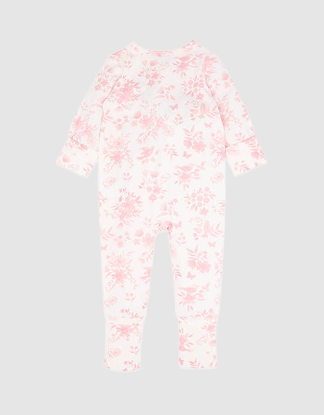 Bebe by Minihaha - Fern Birds Organic LS Zipsuit - Babies