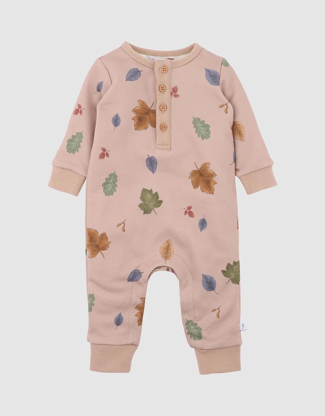 Fox & Finch - Wild Side LS Print Romper - Babies