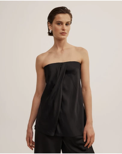 Witchery - Strapless Tuck Top