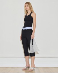 Maison Essentiele - Tailored Capri Pants