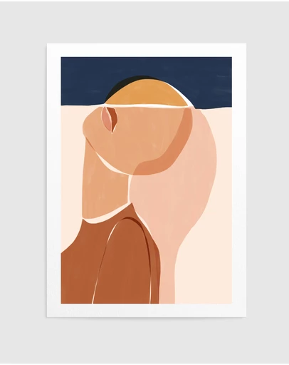 Olive et Oriel - Half Face Half Sun by Ivy Green Illustrations Art Print