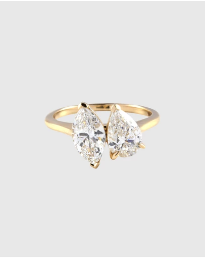 Von Treskow - Twin Flame Ring (2.00ct lab diamonds)