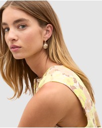 Seed Heritage - Linen Vintage Floral Mini Dress