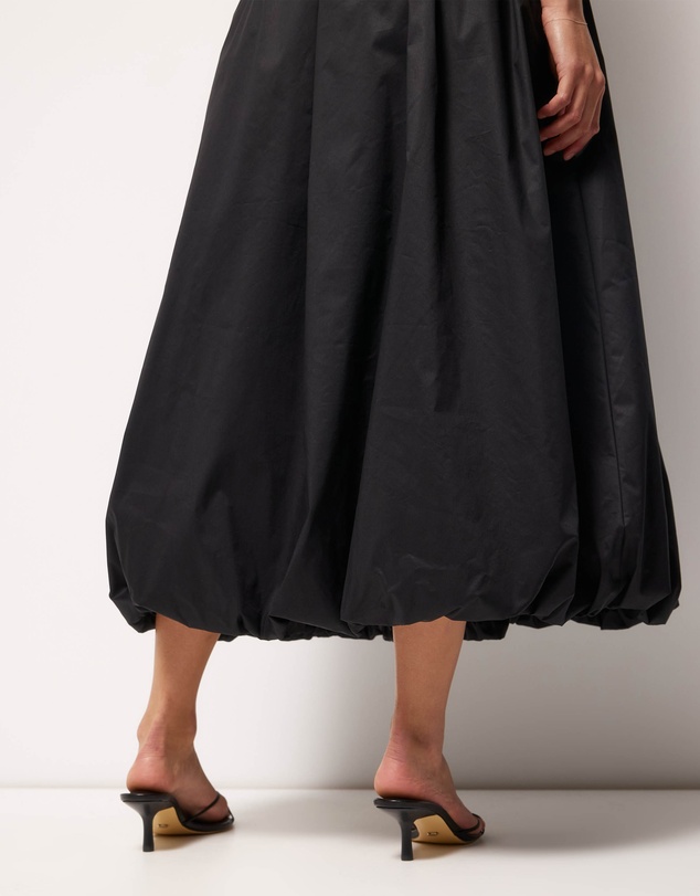 AERE - Avalon Bubble Hem Midi Dress