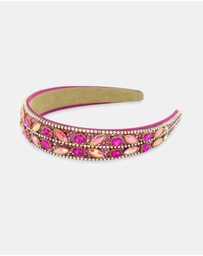 Morgan & Taylor - Lucie Headband in Pink