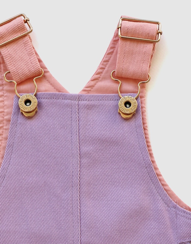 WITH LOVE FOR KIDS - Hazel Denim Pinafore Dress - Babies - Kids