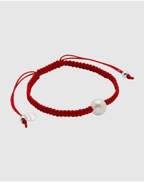 Najo - Coco Lagoon 10mm Pearl Bracelet - Red