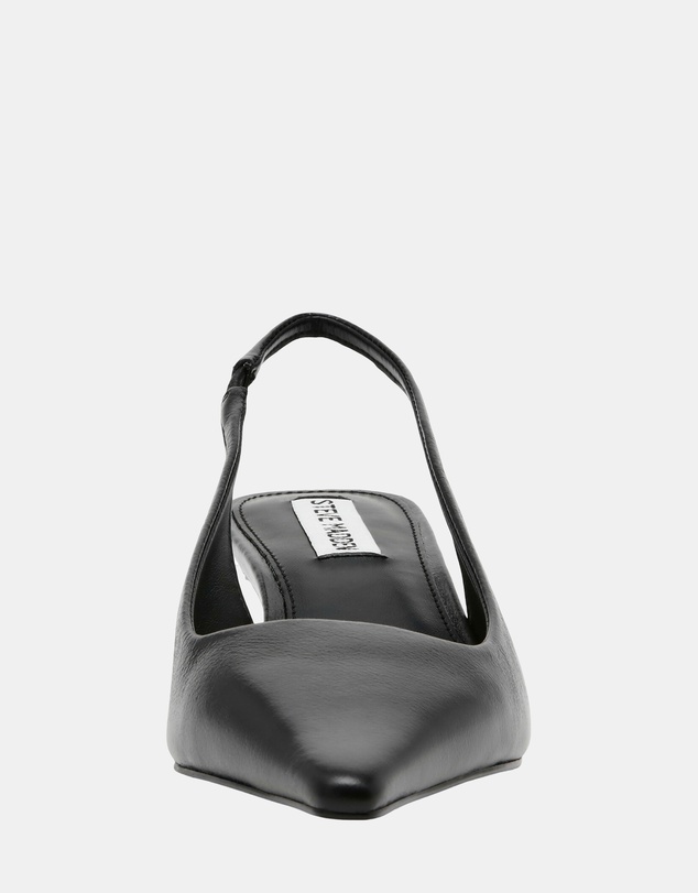 Steve Madden - Kari Black Leather Heels