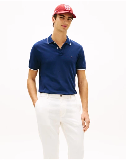 Tommy Hilfiger - Regular Fit Tipped Pique Polo Shirt