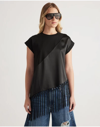 Decjuba - Elsa Fringe Hem Tee