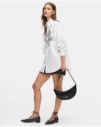 Karl Lagerfeld - K/Autograph Small Halfmoon Shoulder Bag