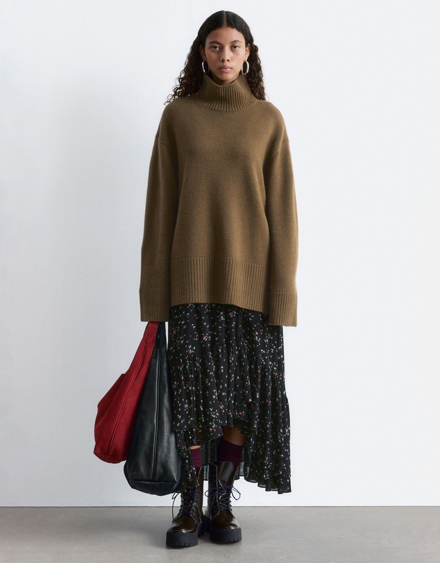 & Other Stories - Oversized Turtleneck Wool Jumper