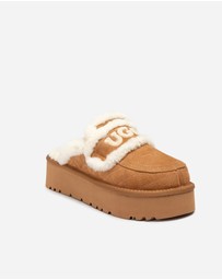 Ozwear Connection Uggs - Ugg Violet Matelasse Shearling Platform Slipper