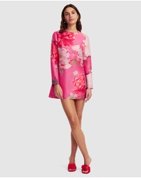 LEO LIN - Aliza Long Sleeve Mini Dress