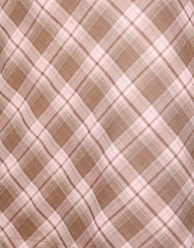 Dazie - Kaia V-Neck Check Mini Dress
