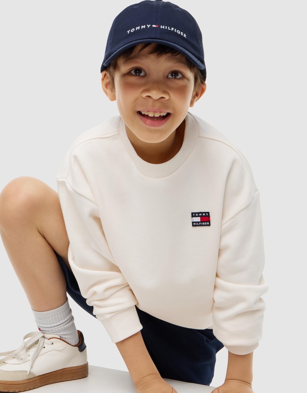 Tommy Hilfiger - Heritage Flag Crewneck Sweater - Kids