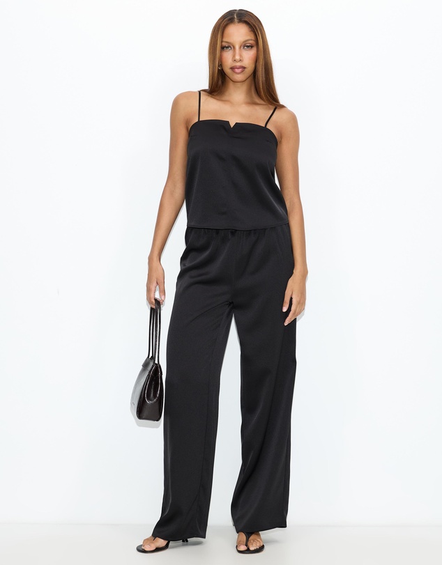 Dazie - Golden Hour Satin Drawstring Pants