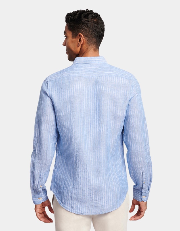Brooksfield - Pin Stripe Linen Shirt
