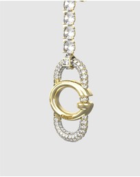 GUESS - Gold-Tone Oh My G Pendant Earrings