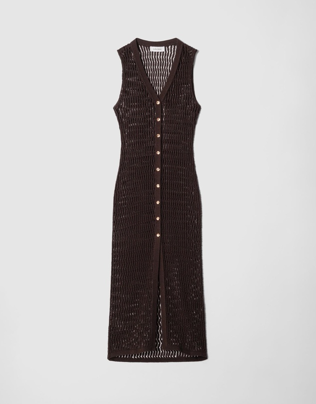 & Other Stories - Open-Knit Maxi Dress